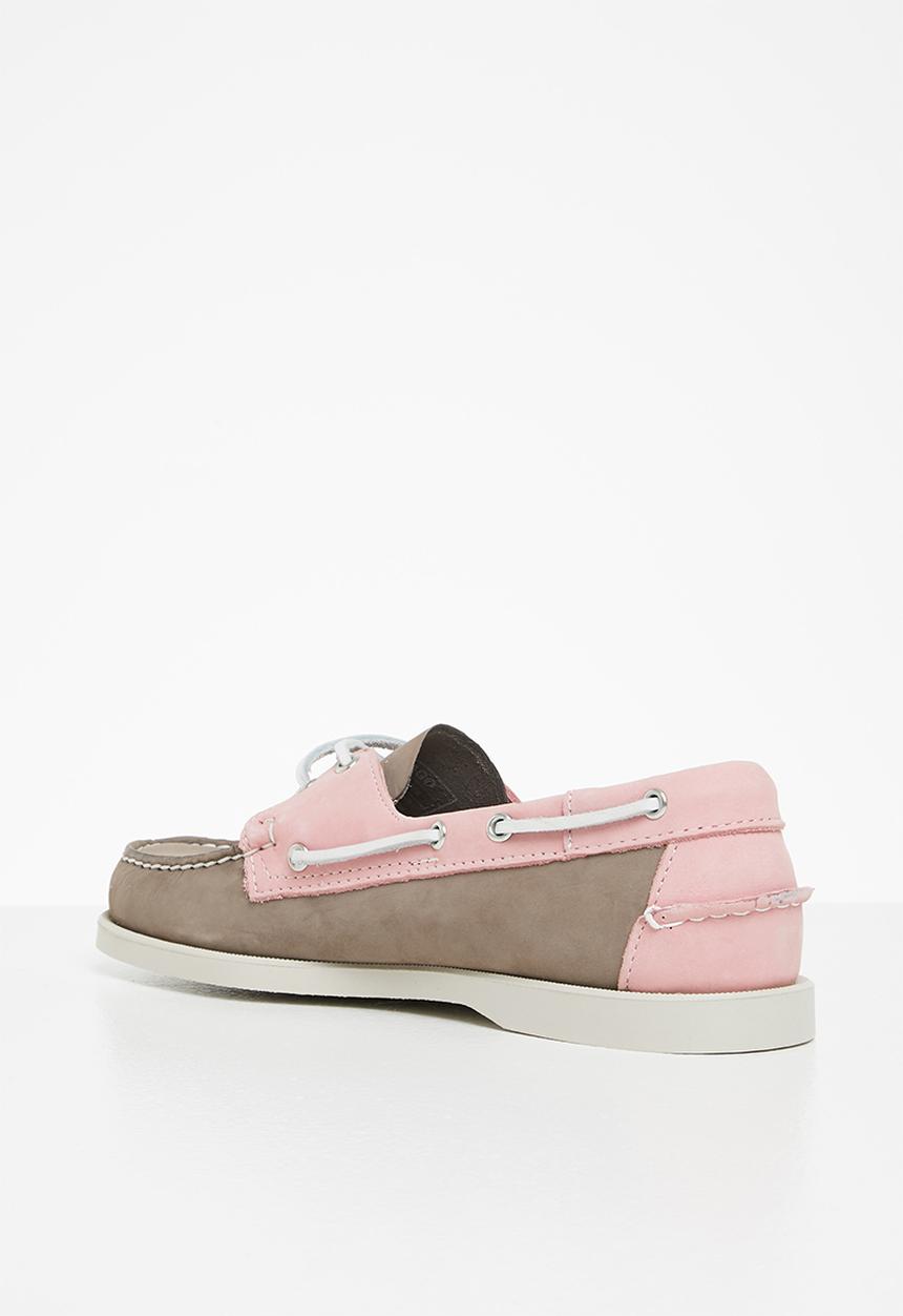 Sebago - Portland archive - mid grey & pink