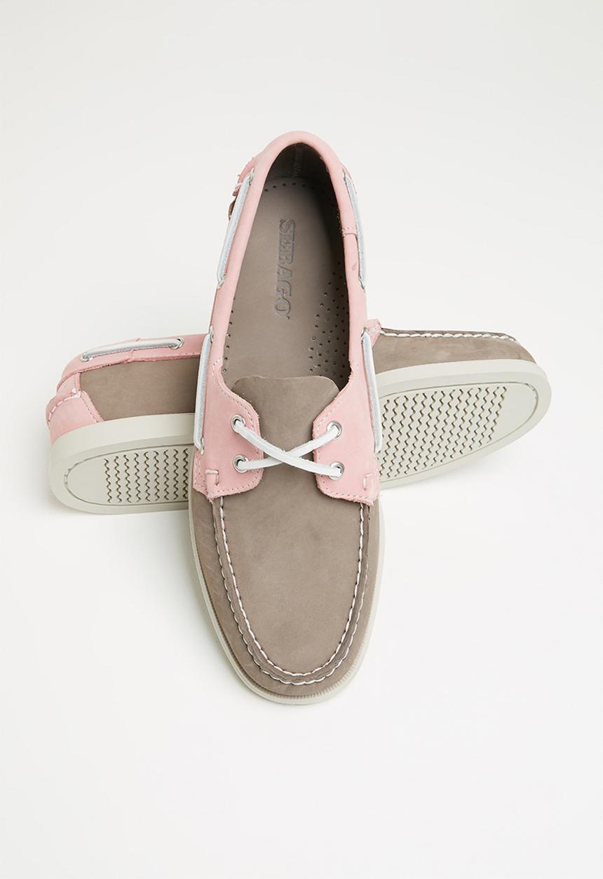 Sebago - Portland archive - mid grey & pink