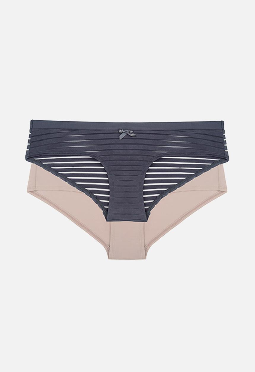 DORINA - Louise 2 pack hipster - blush & charcoal 