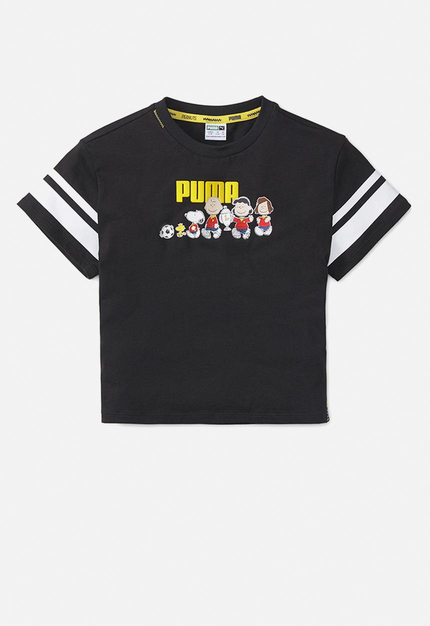 PUMA - Puma x peanuts tee g - black