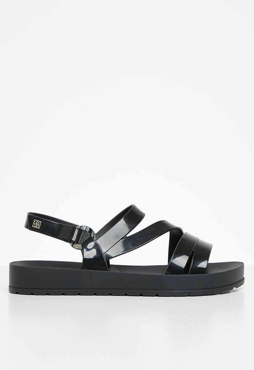 Zaxy - Freeze sand plat fem - black