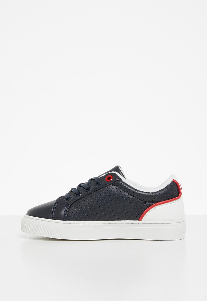 POLO - Boys brad contrast sneaker - navy