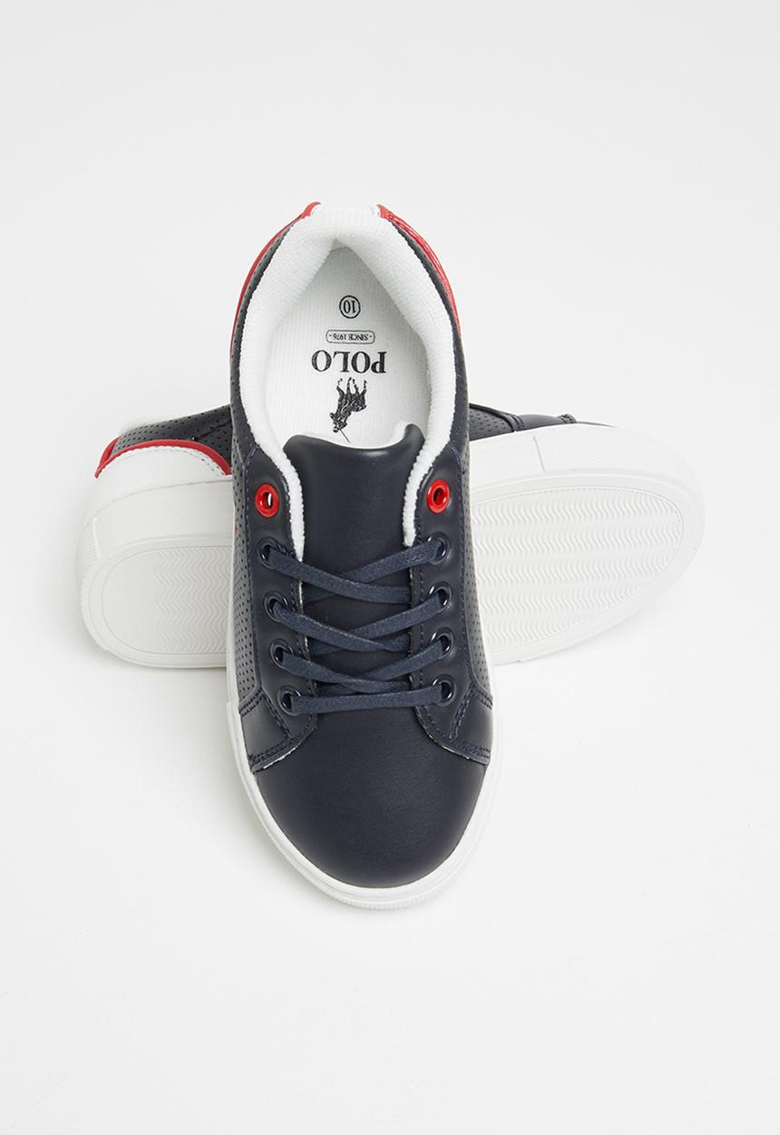 POLO - Boys brad contrast sneaker - navy