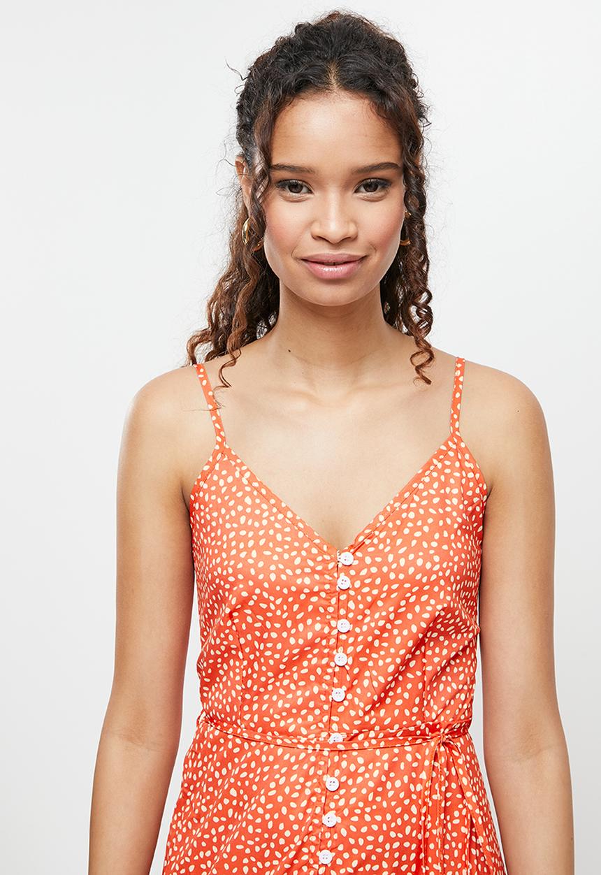 dailyfriday - Button down midi dress - rust