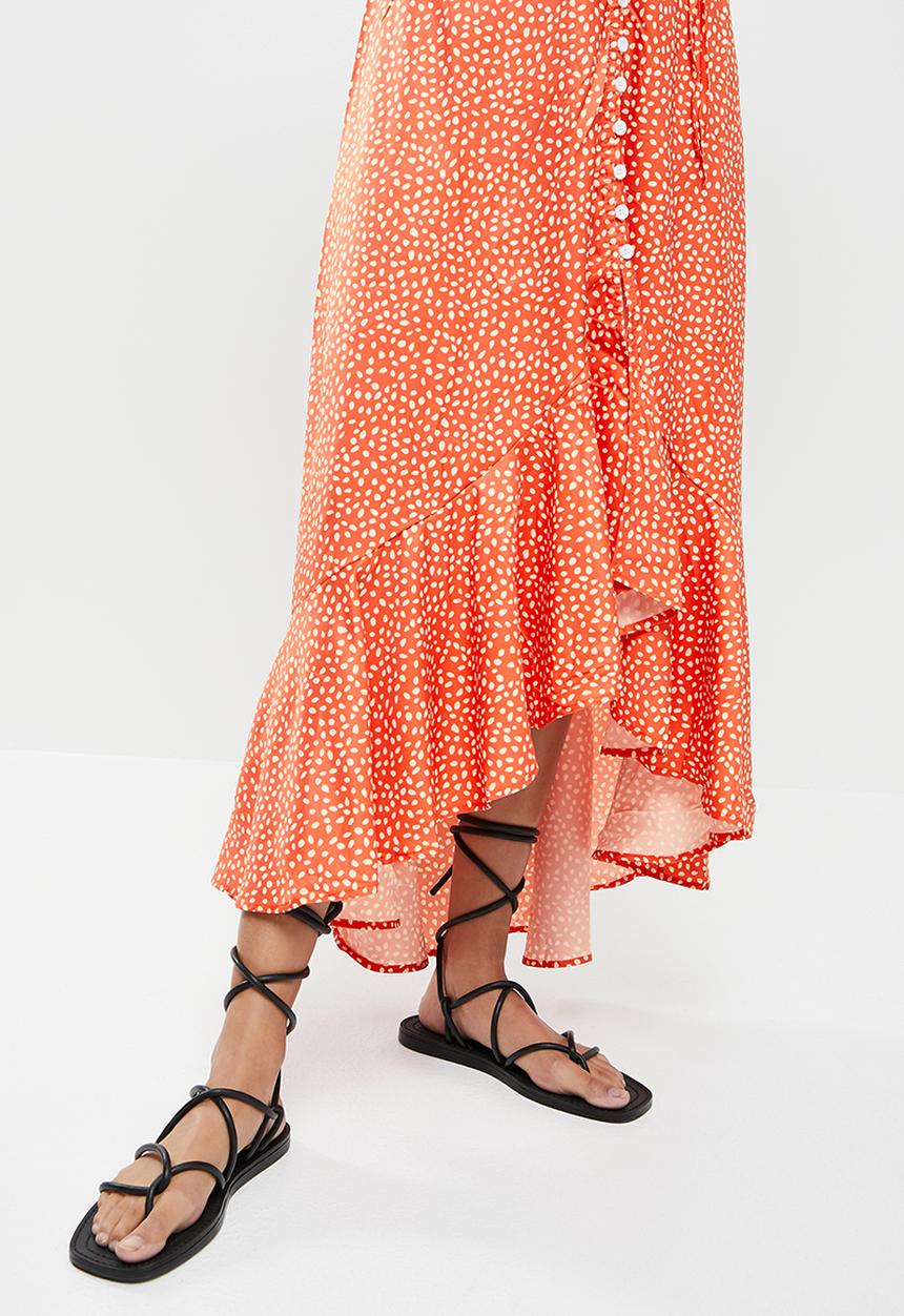 dailyfriday - Button down midi dress - rust