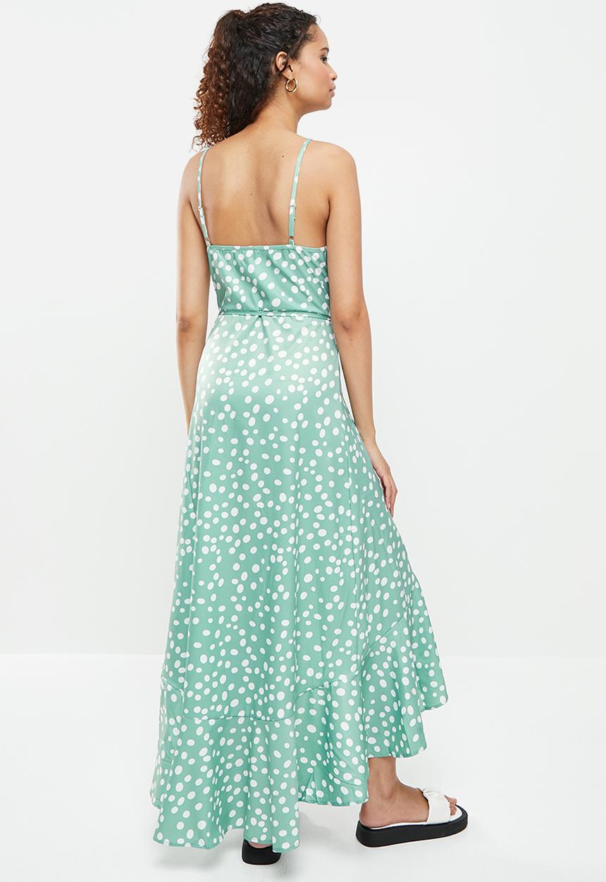 dailyfriday - Button down midi dress - green