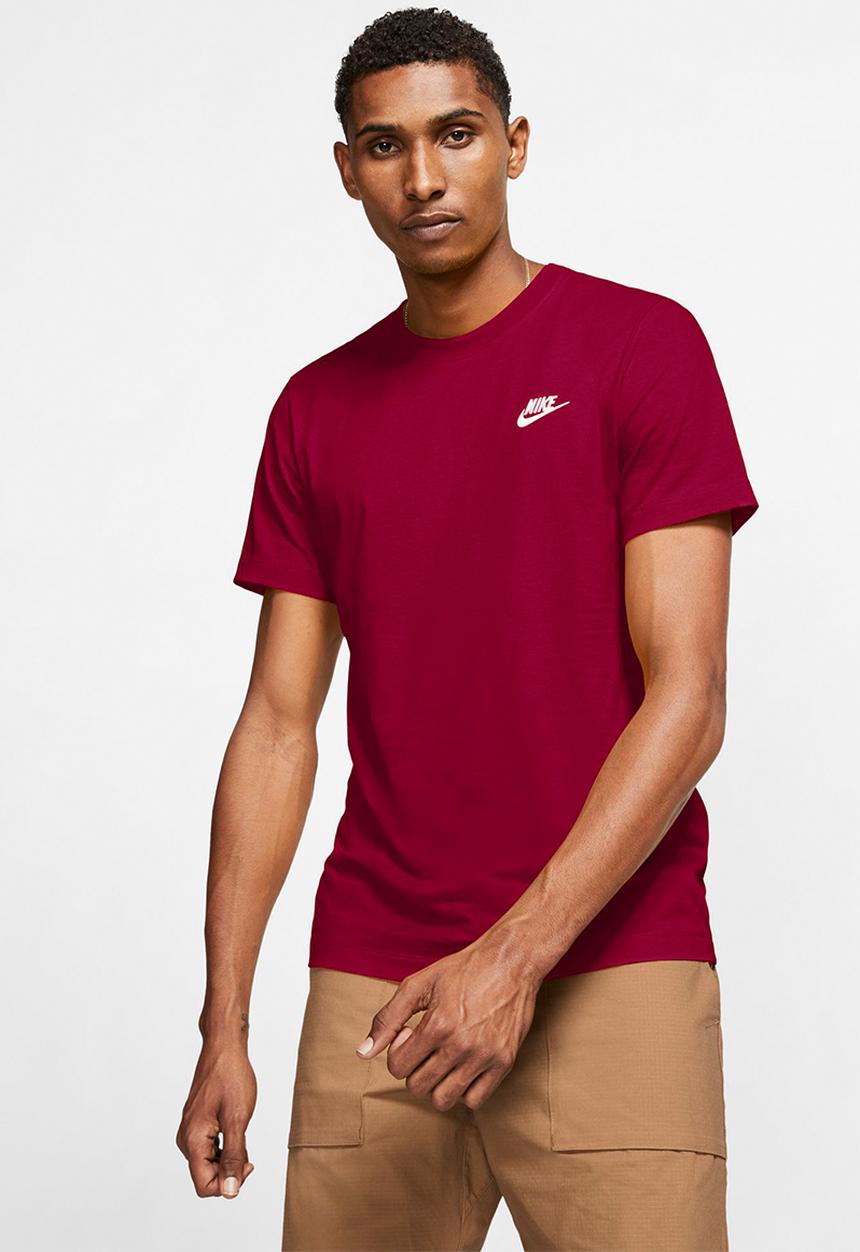 Nike - NSW Club Tee - pomegranate/white