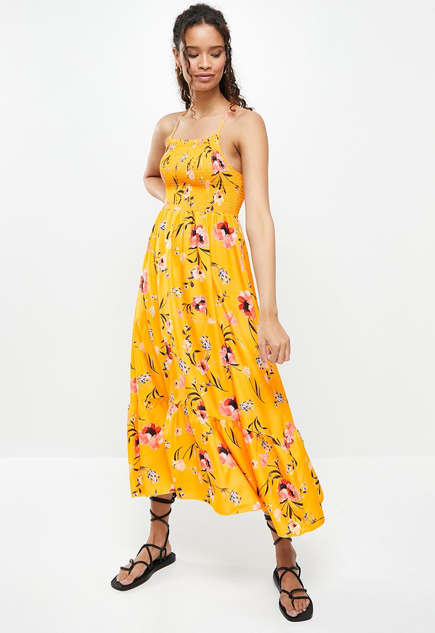 dailyfriday - Asymmetrical maxi dress - yellow 