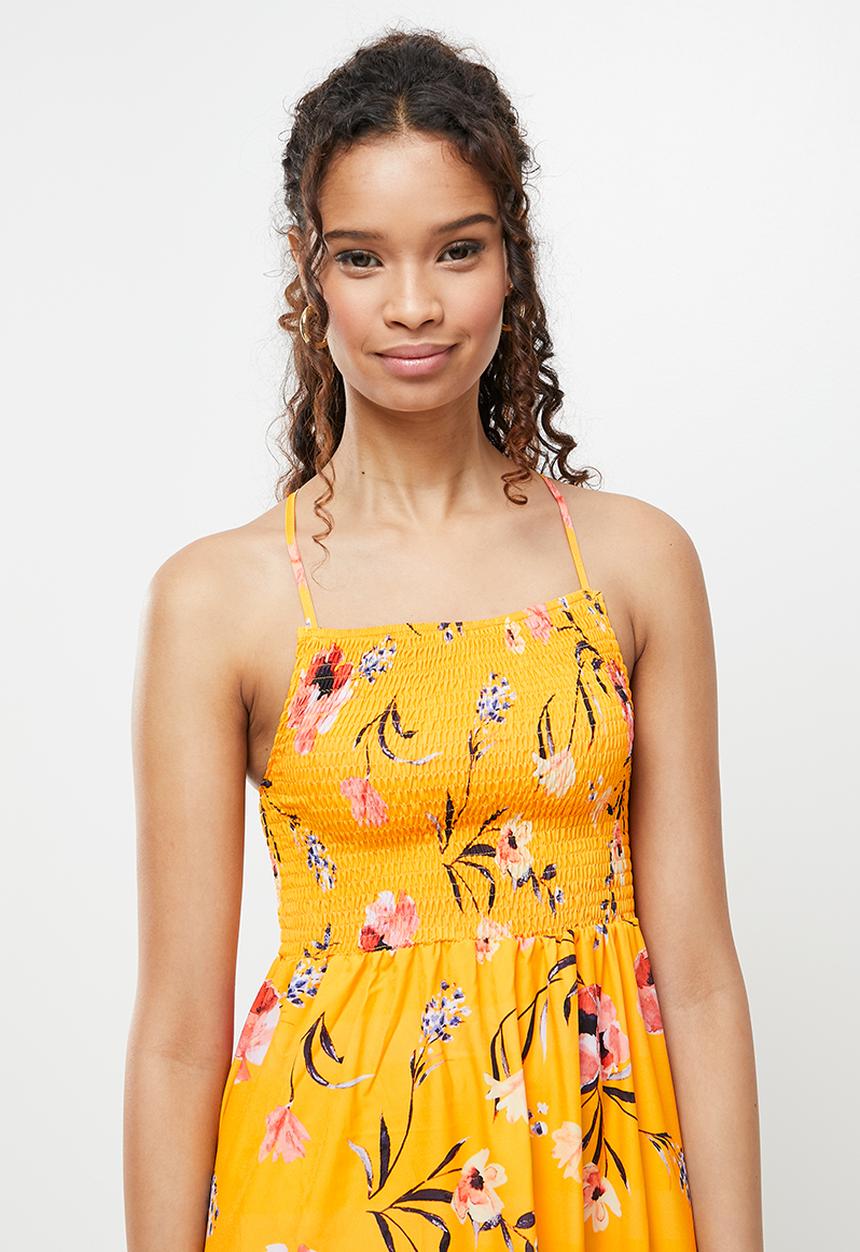 dailyfriday - Asymmetrical maxi dress - yellow 