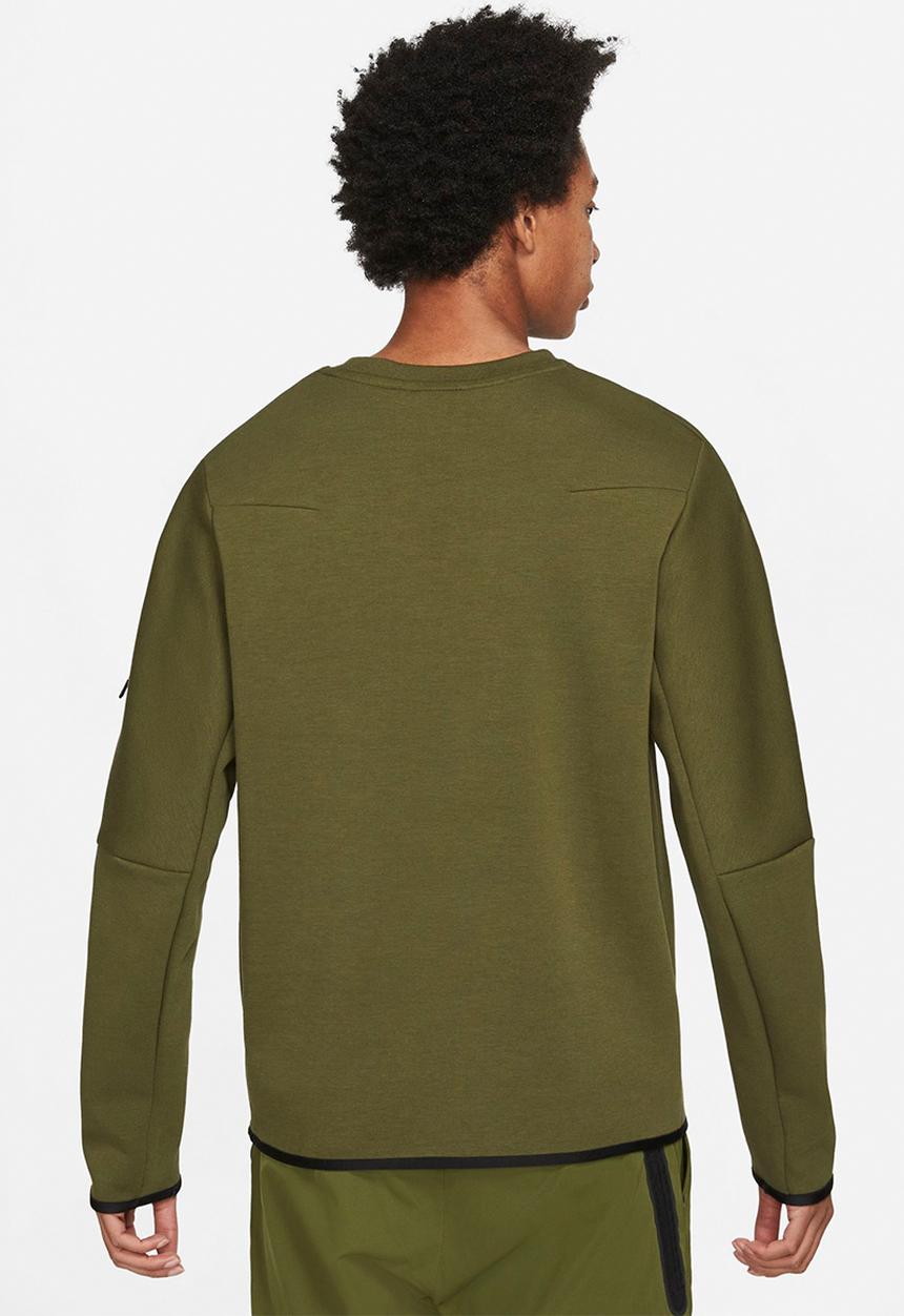 Nike - M nsw tch flc crw - rough green/black