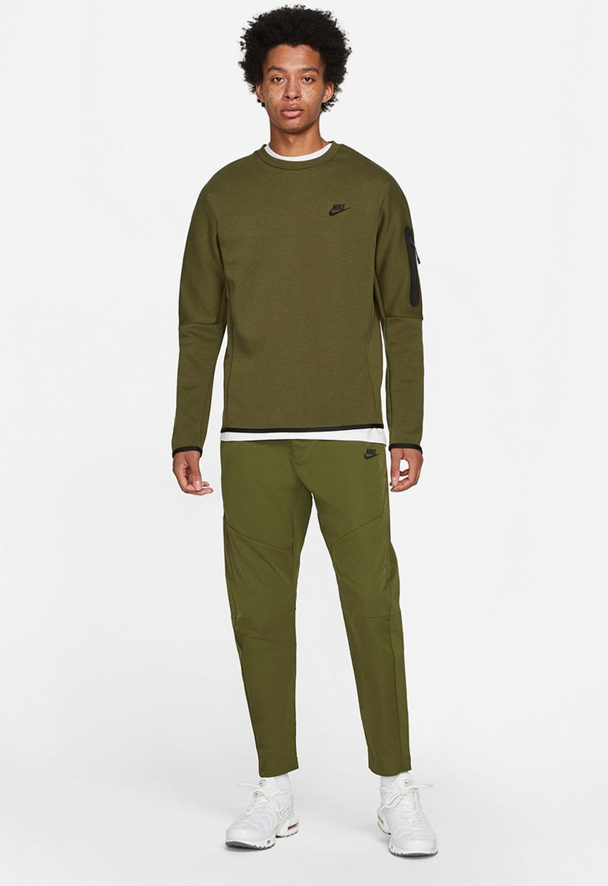 Nike - M nsw tch flc crw - rough green/black