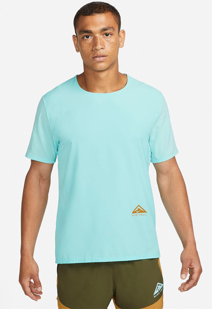 Nike -  Dri-FIT Rise 365 Short-Sleeve Trail Run Tee - copa/reflective silver