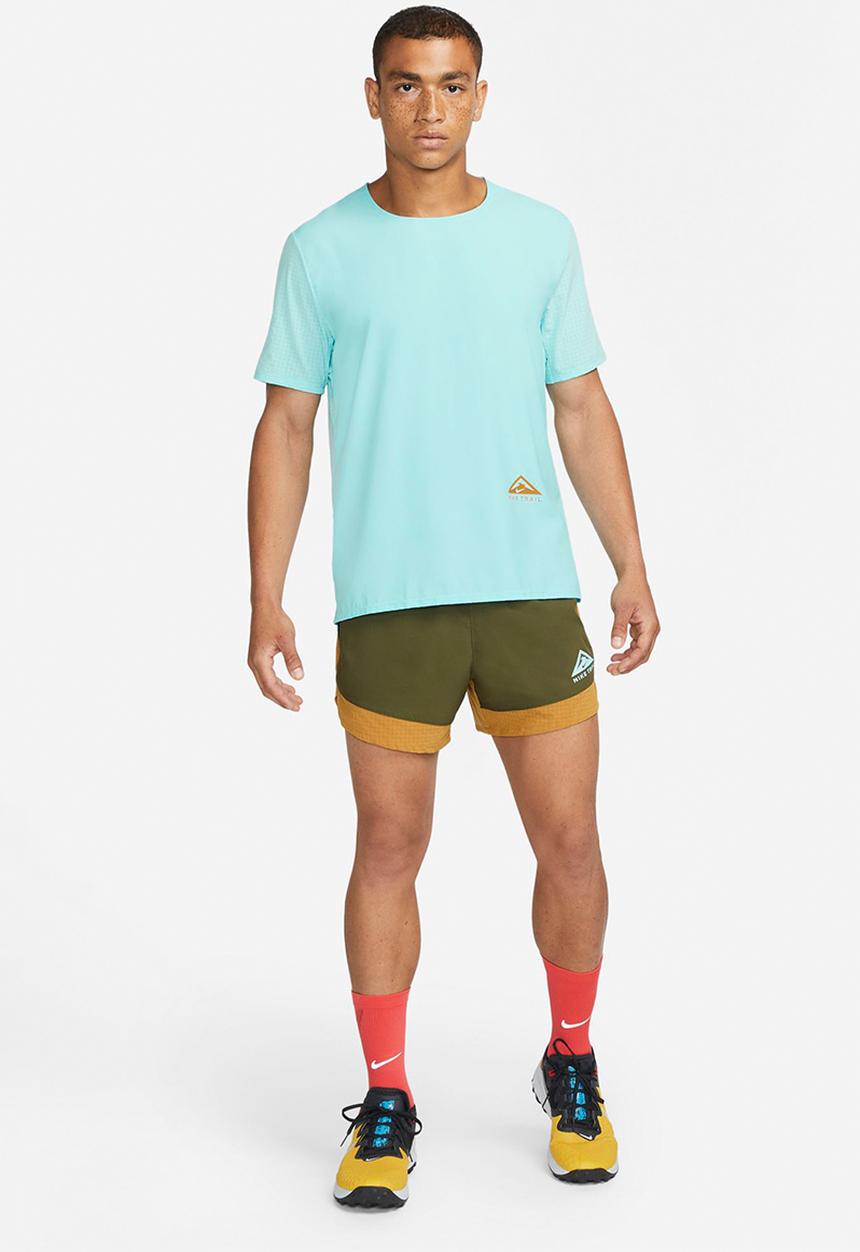 Nike -  Dri-FIT Rise 365 Short-Sleeve Trail Run Tee - copa/reflective silver