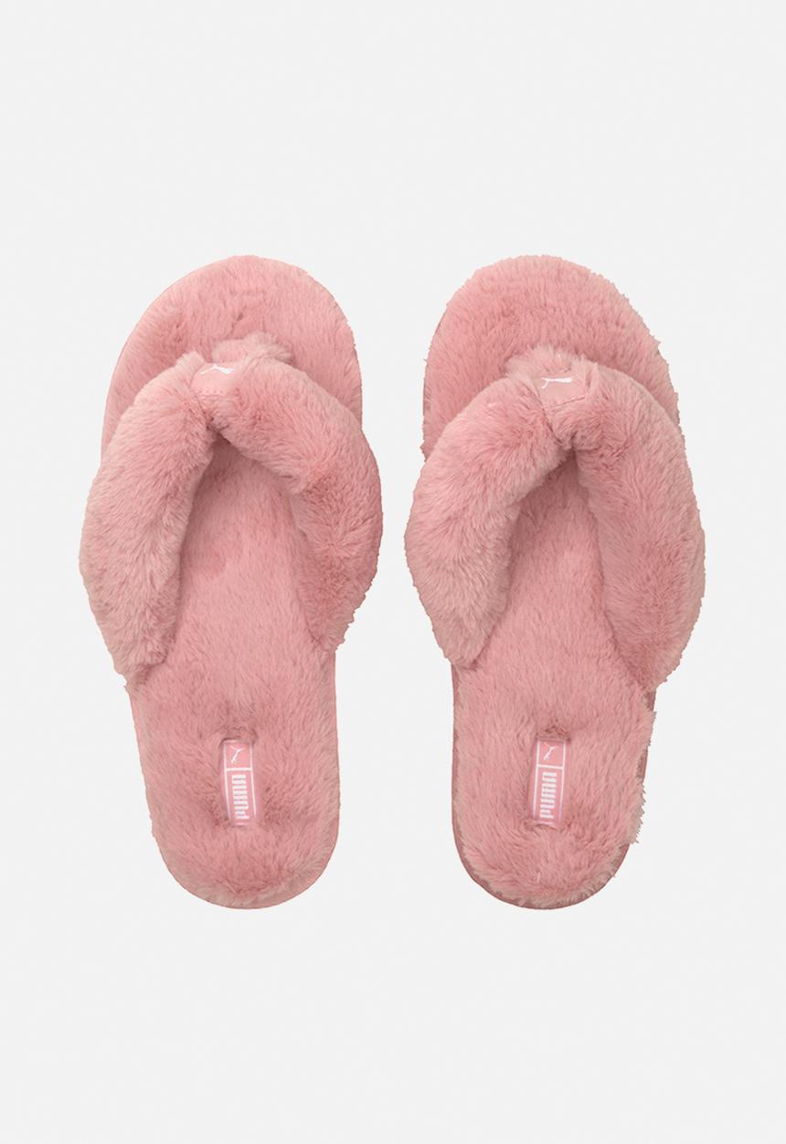 PUMA - Fluff flip - lotus-puma white