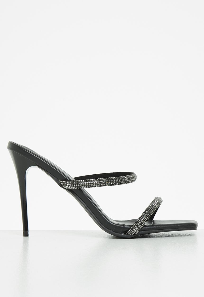 MILLA - Julie slingback heel - black