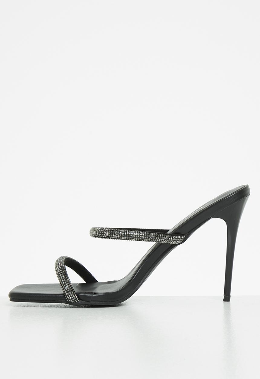 MILLA - Julie slingback heel - black