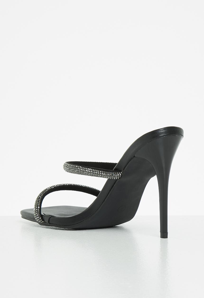 MILLA - Julie slingback heel - black