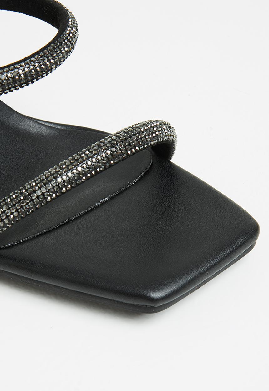 MILLA - Julie slingback heel - black