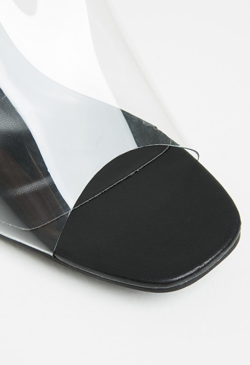 MILLA - Sparkle mule - black