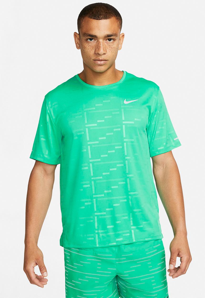Nike - Dri-FIT UV Run Division Miler Men Running- -roma green/reflective silv