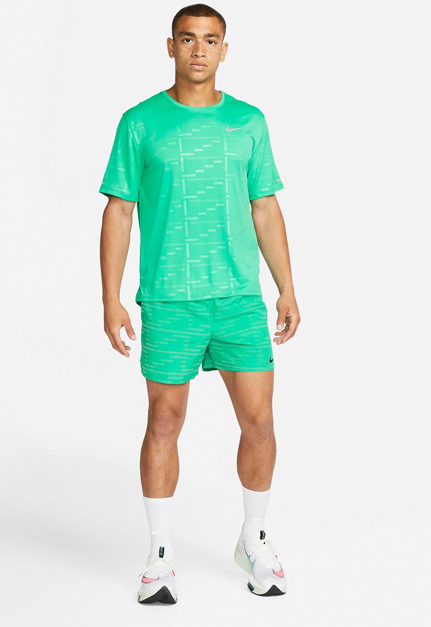 Nike - Dri-FIT UV Run Division Miler Men Running- -roma green/reflective silv