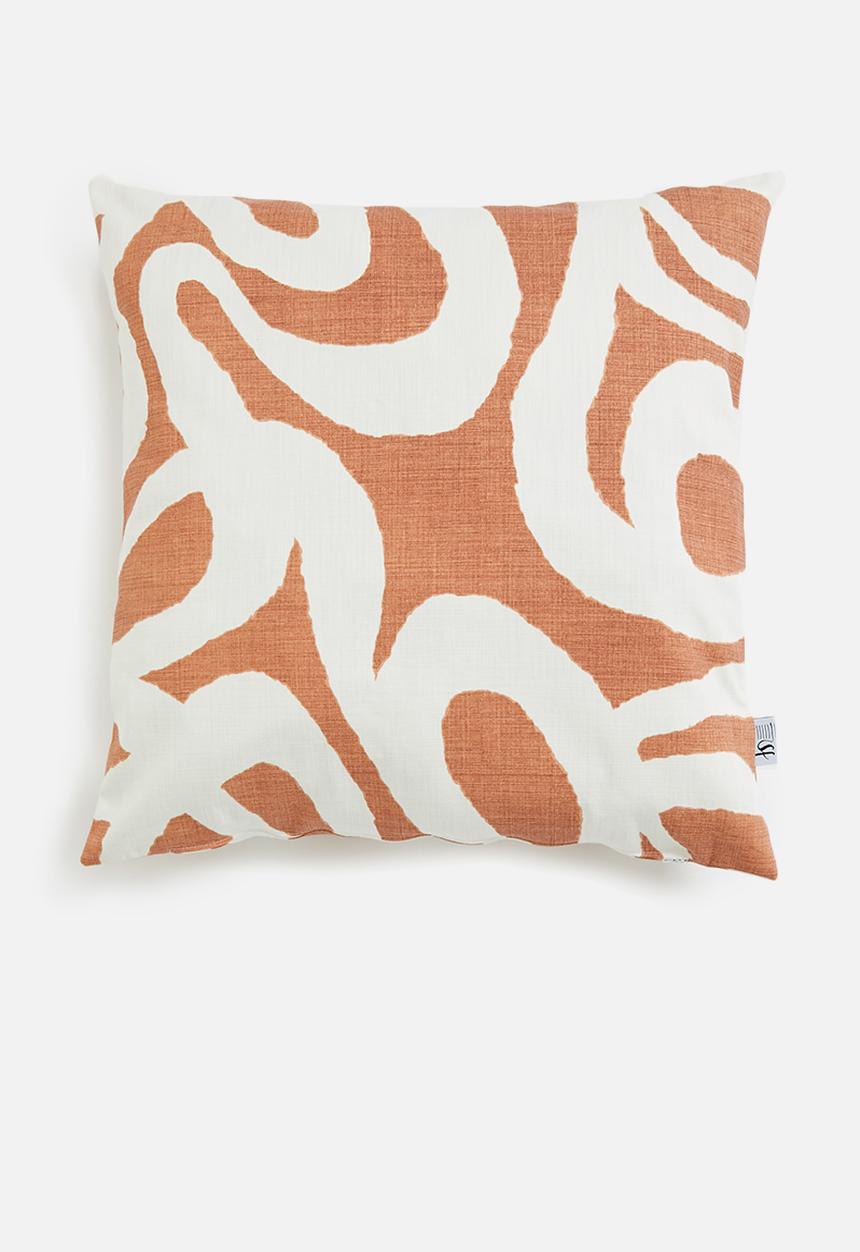 Sixth Floor - Whirl cushion cover - orange