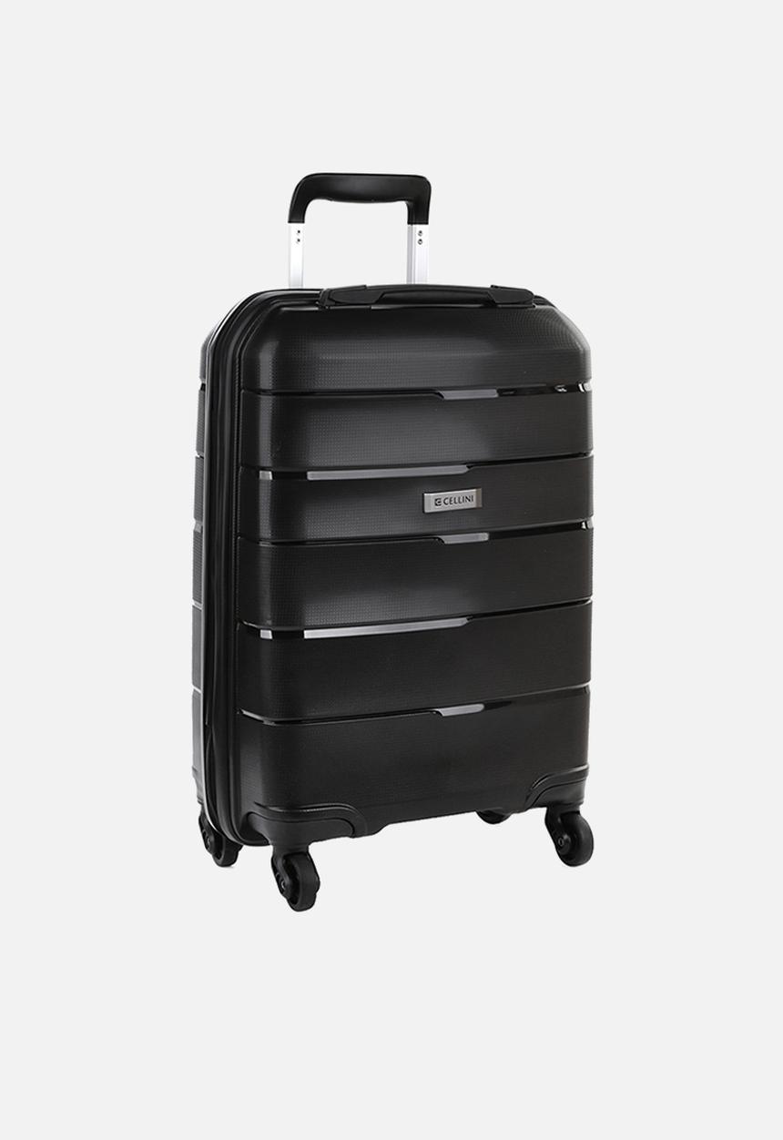 Cellini - Spinn 4 wheel trolley-54cm - black