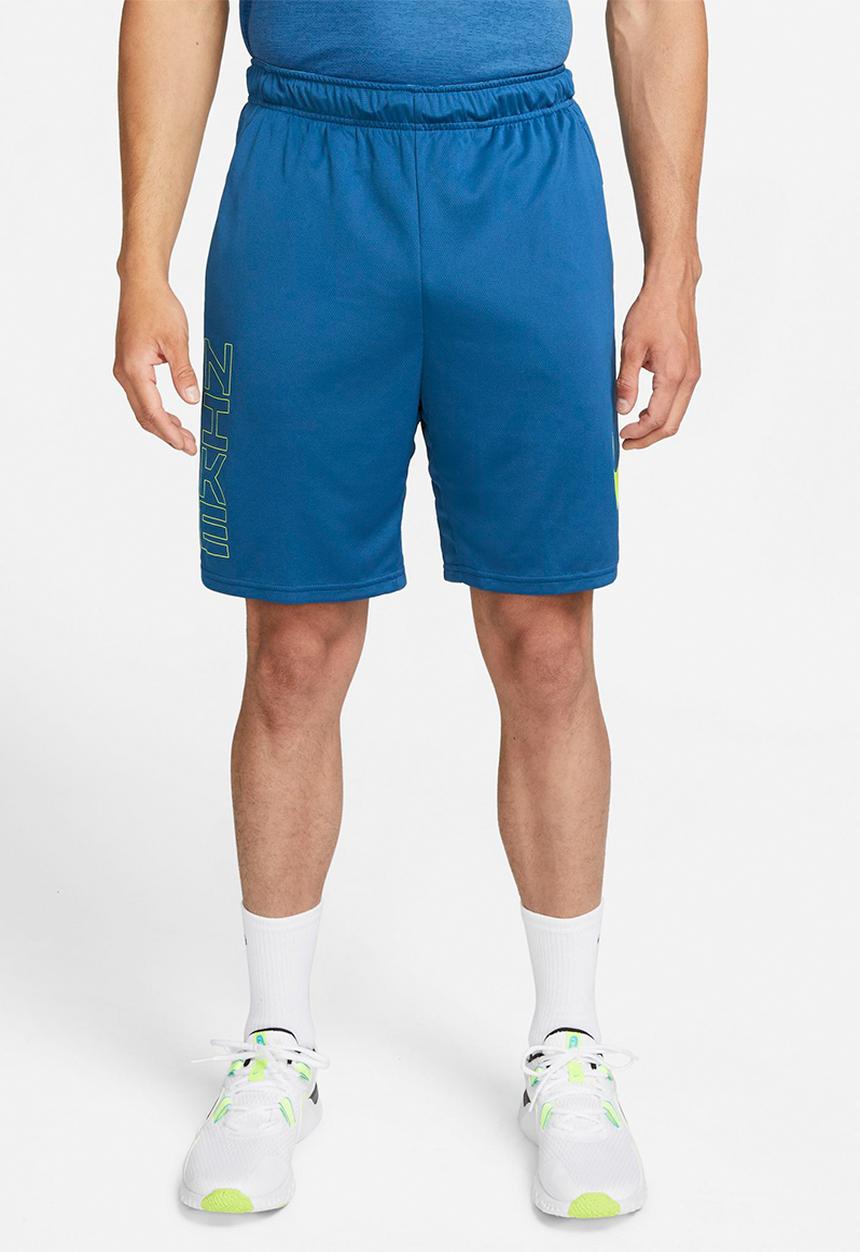 Nike - Nk df knit sc short energy - court blue/volt