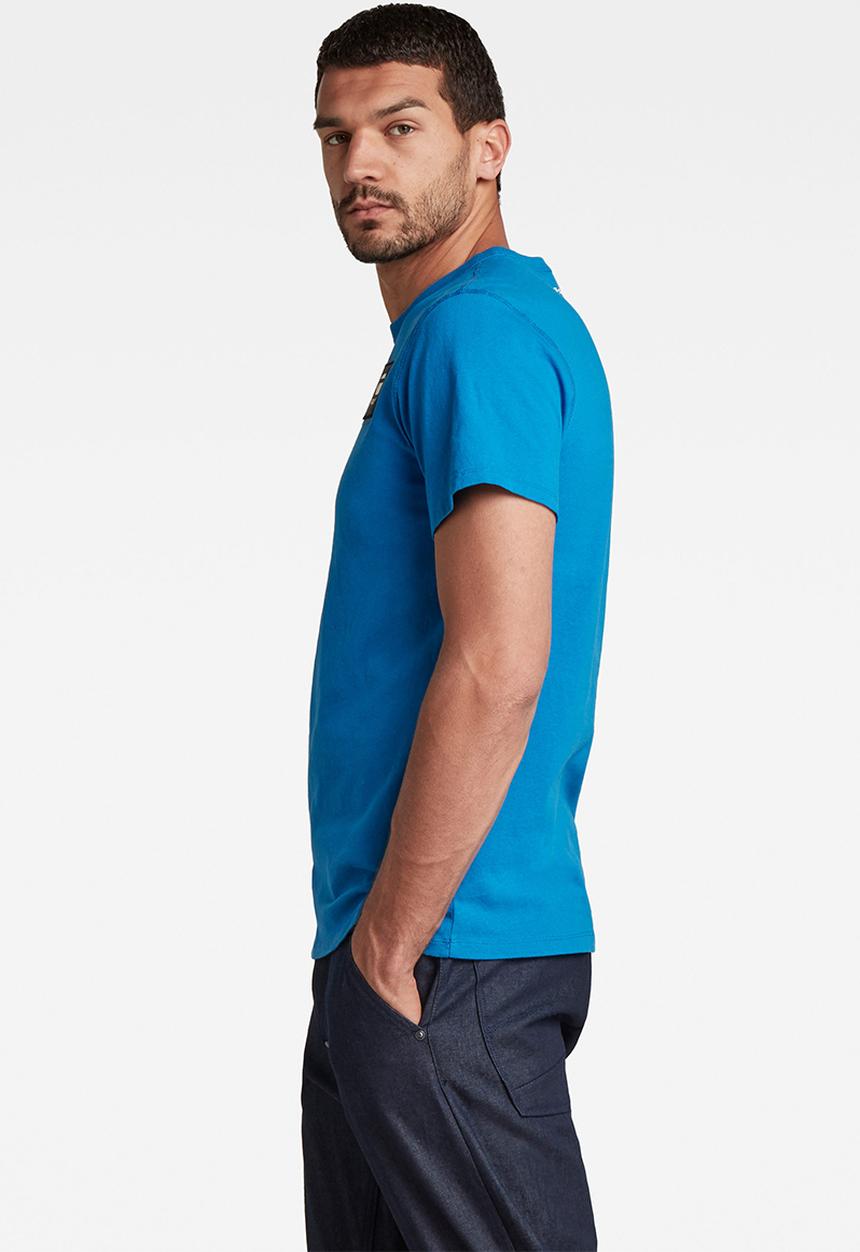 G-STAR - Badge logo+ r t s\s - pop blue