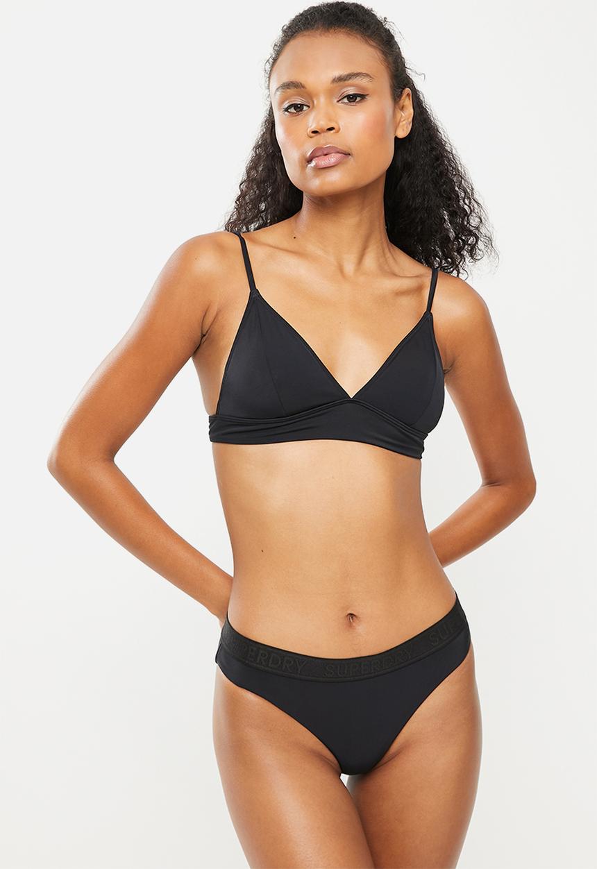 Superdry. - Sport bikini brief - black