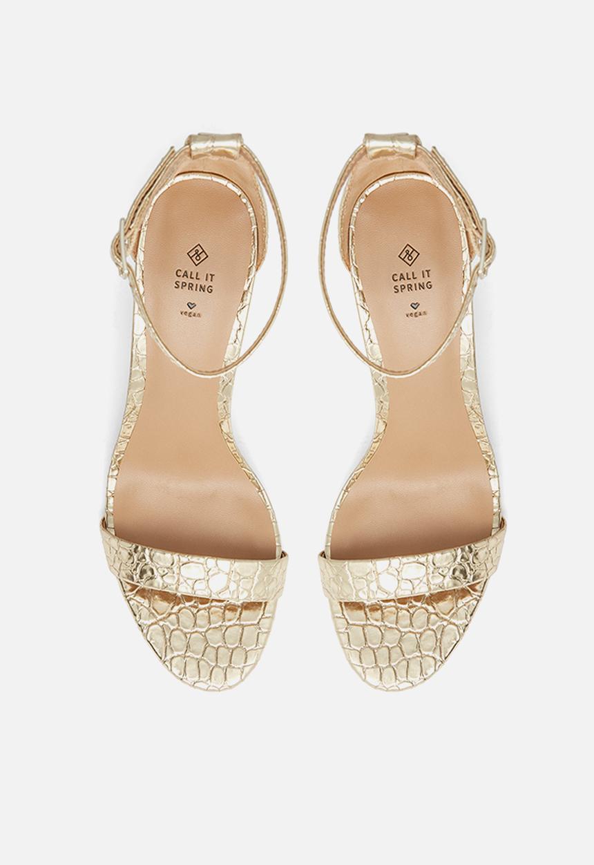 Call It Spring - Leilaa heel - gold
