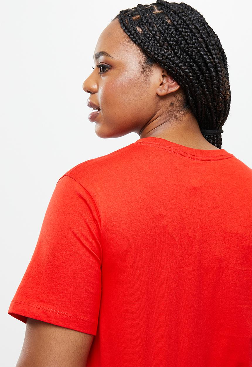 adidas Originals - Plus trefoil short sleeve tee - red