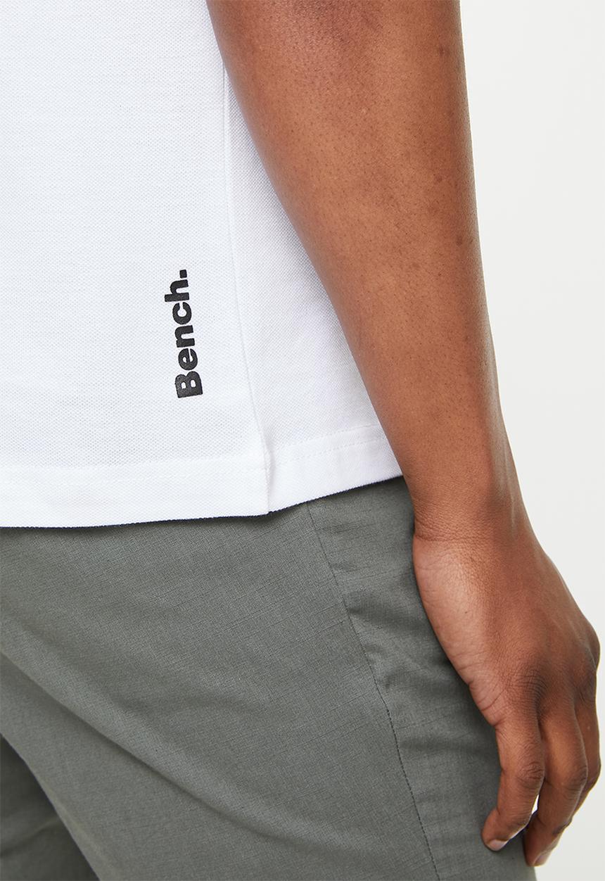 Bench - Gruff polo - white