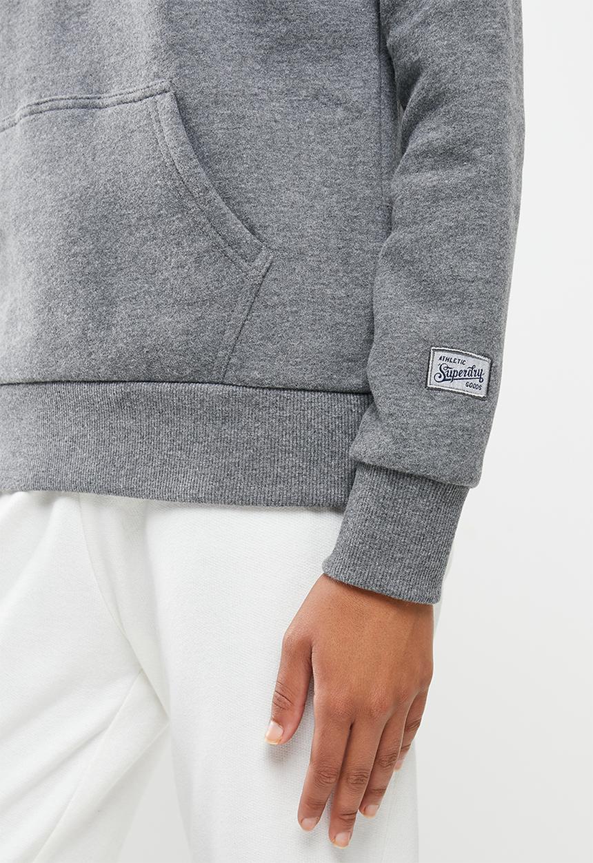 Superdry. - Collegiate cali state hoodie - dark marl