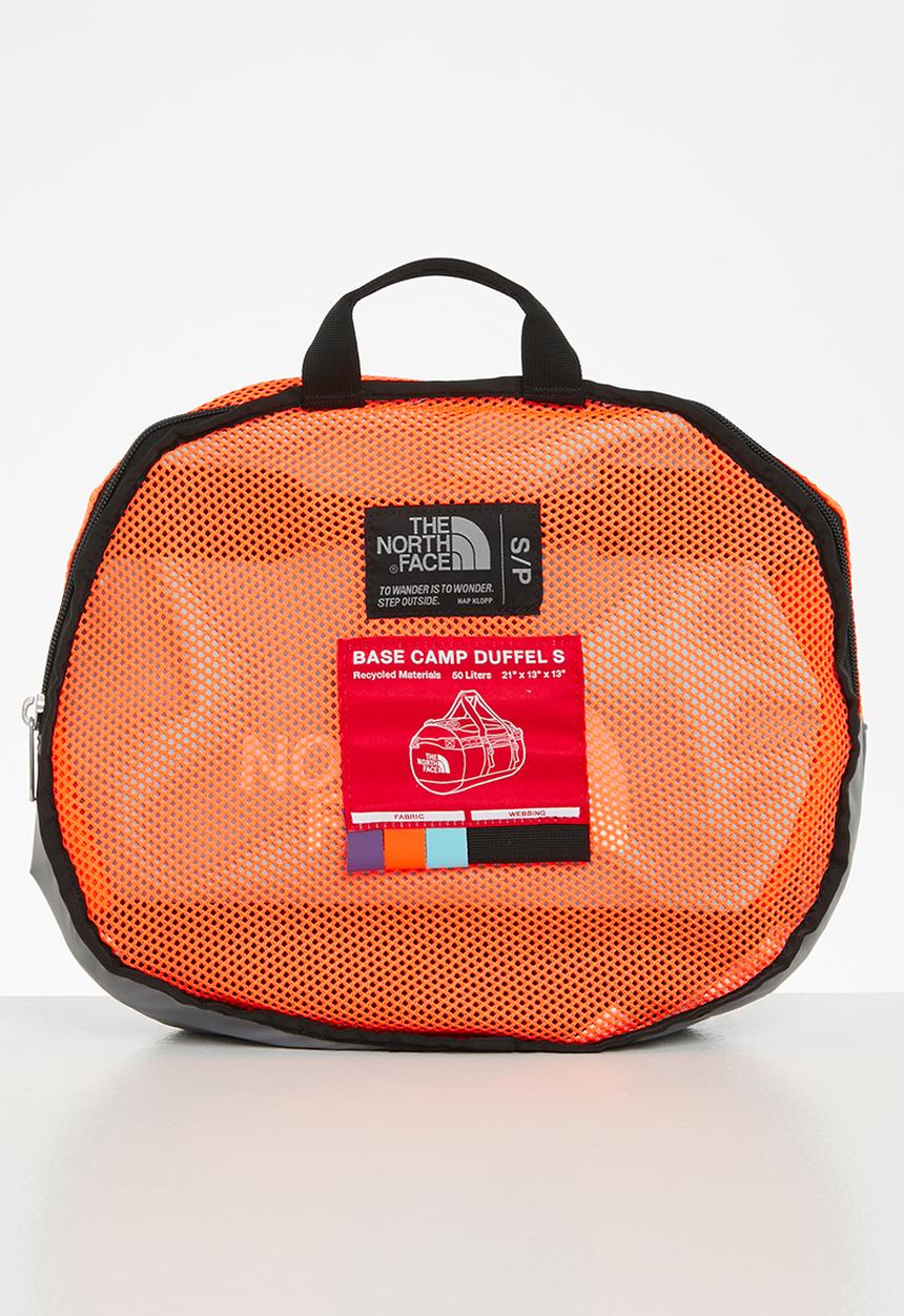 The North Face - Base camp duffel - s - red orange-transantarctic blue
