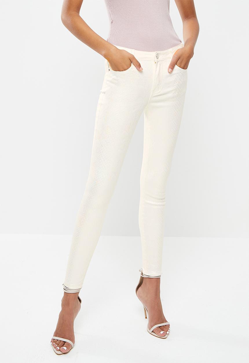 SISSY BOY - Axel skinny with holographic - cream 