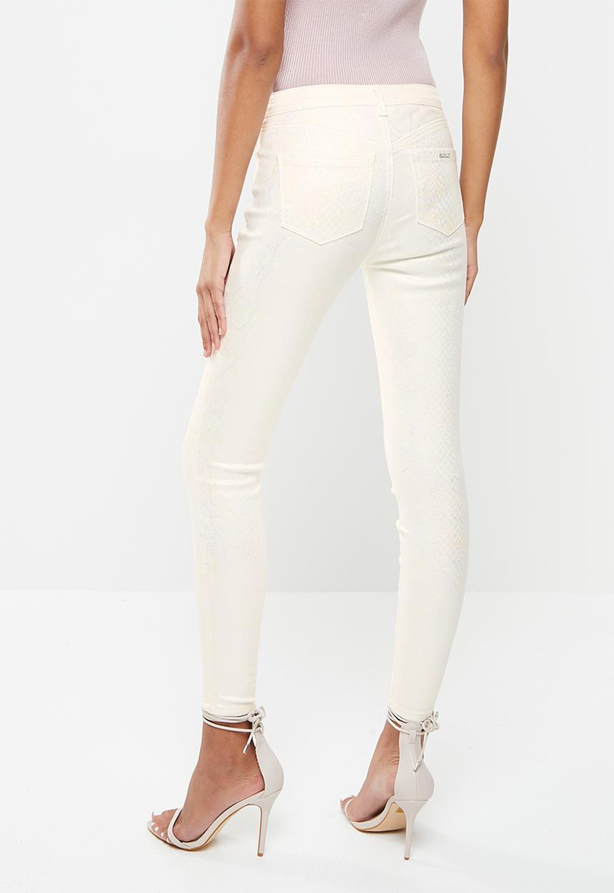 SISSY BOY - Axel skinny with holographic - cream 