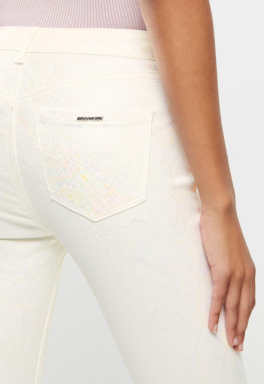 SISSY BOY - Axel skinny with holographic - cream 
