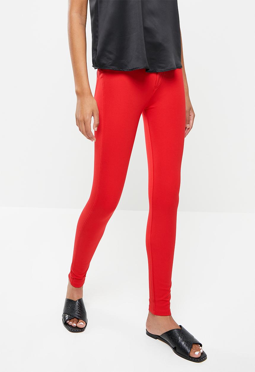 SISSY BOY - Joey: axel sculpt in ponti knit - red