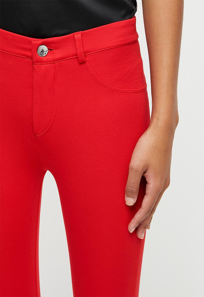 SISSY BOY - Joey: axel sculpt in ponti knit - red