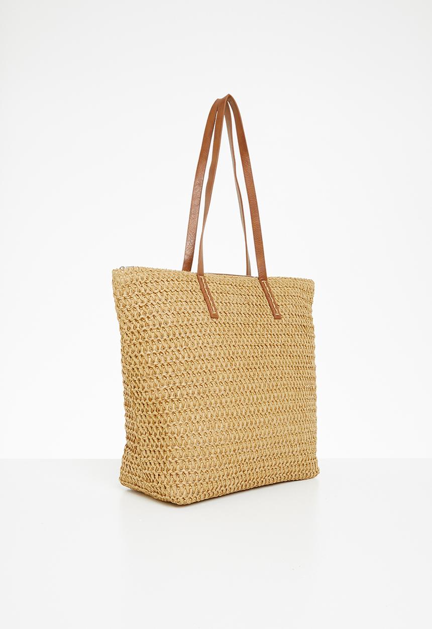 Superbalist - Izzy straw shopper - natural