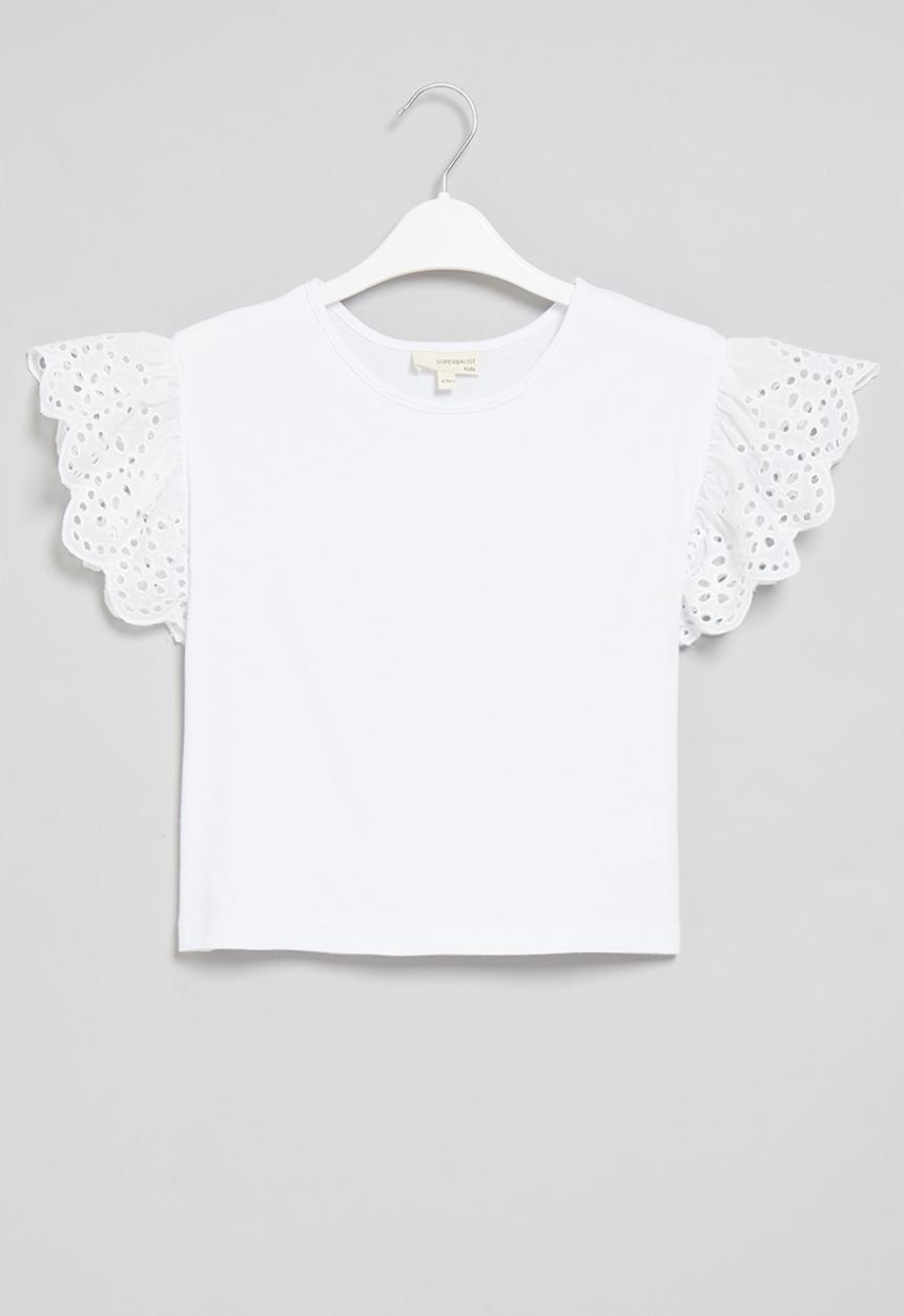 Superbalist Kids - Anglaise top - white