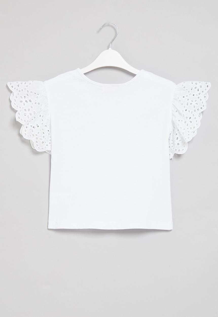 Superbalist Kids - Anglaise top - white