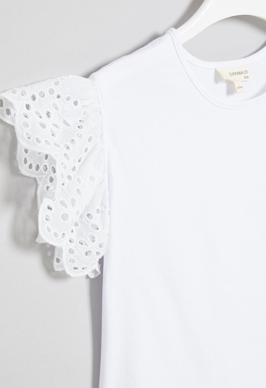 Superbalist Kids - Anglaise top - white