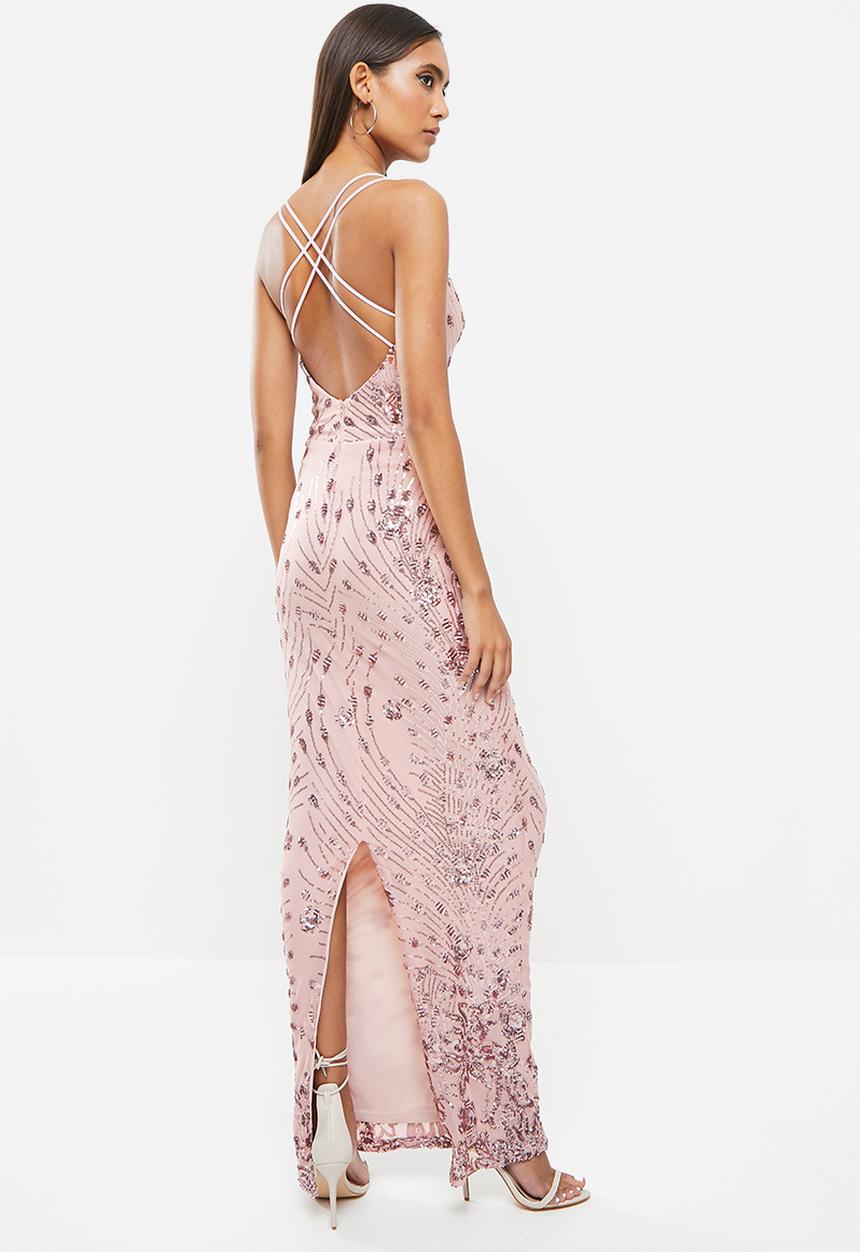 SISSY BOY - Strappy maxi dress - pink