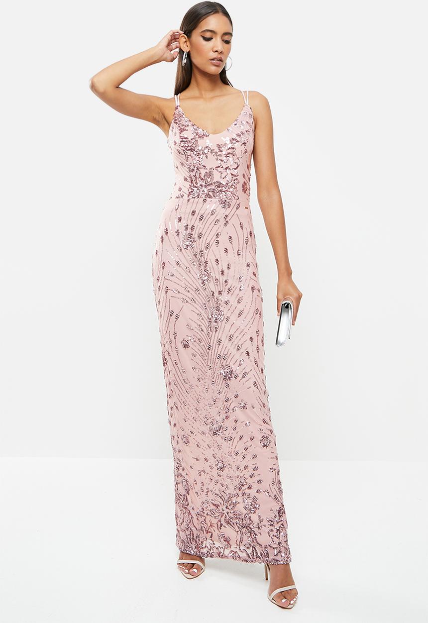 SISSY BOY - Strappy maxi dress - pink