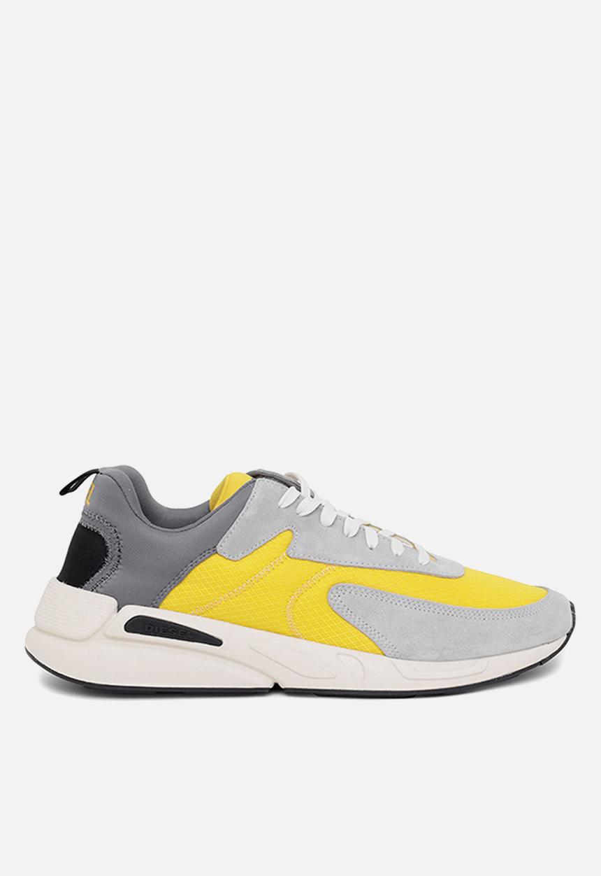 Diesel  - Serendipity s-serendipity low cut sneakers - grey & yellow 