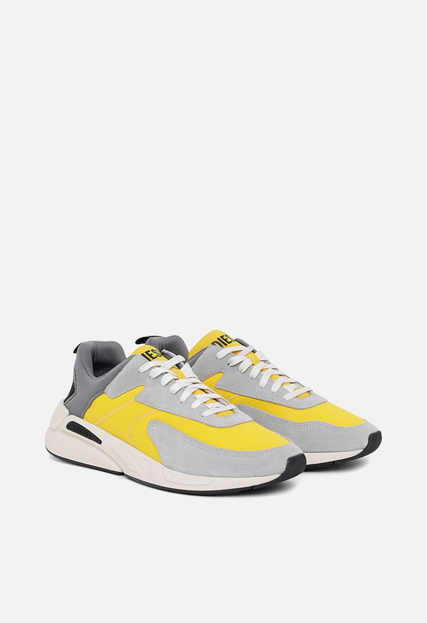 Diesel  - Serendipity s-serendipity low cut sneakers - grey & yellow 