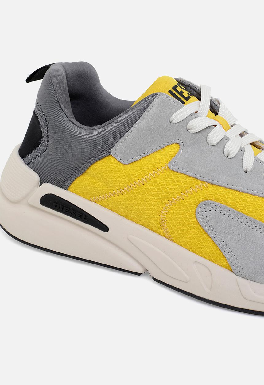 Diesel  - Serendipity s-serendipity low cut sneakers - grey & yellow 