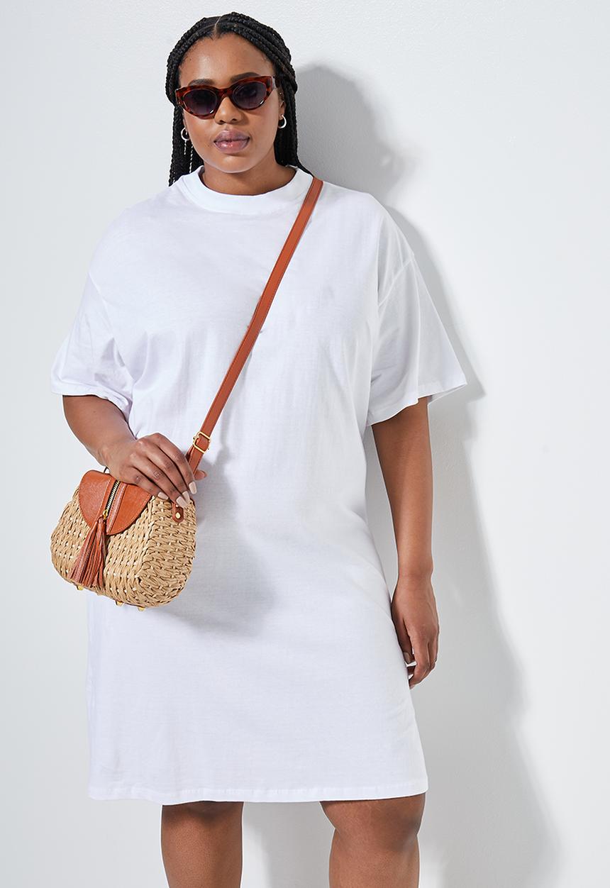Superbalist - Raffia cross-body bag - brown